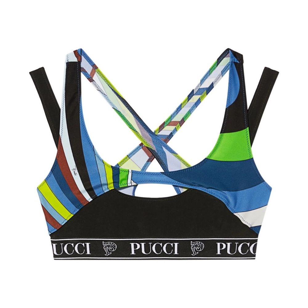 Emilio Pucci Multicolor Strappy Top